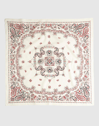 Madewell Medium Bandana in Cotton Primavera Md Vintage Ivory