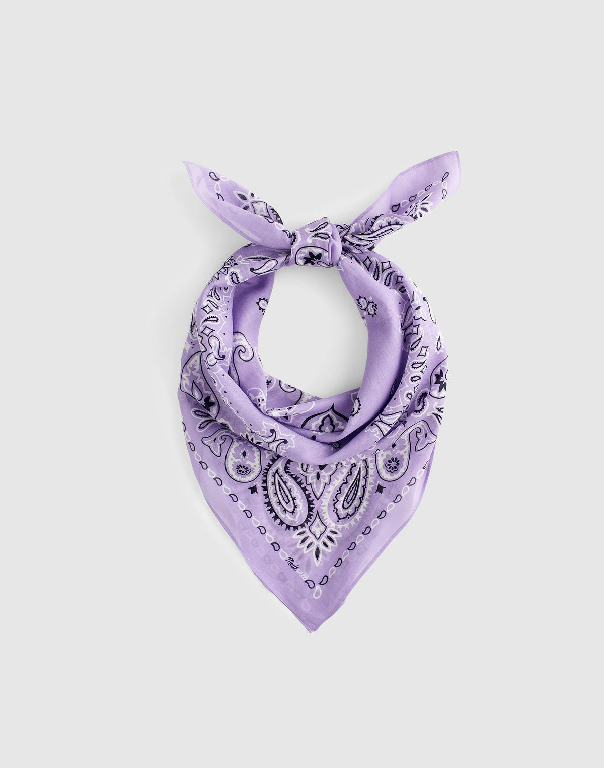 Madewell Medium Bandana in Cotton Primavera Bandana Raw
