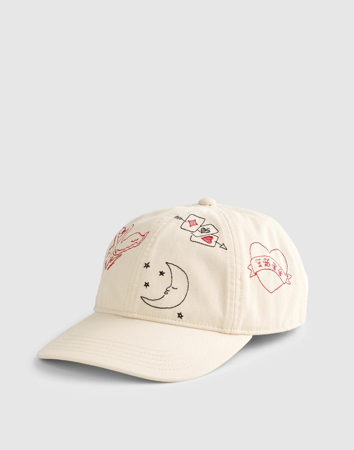 Madewell Embroidered Baseball Hat Canvas