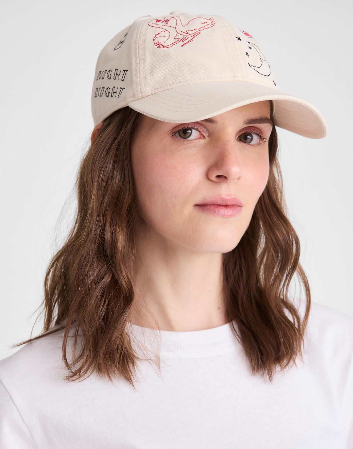 Madewell Embroidered Baseball Hat Canvas