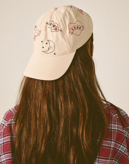 Madewell Embroidered Baseball Hat Canvas