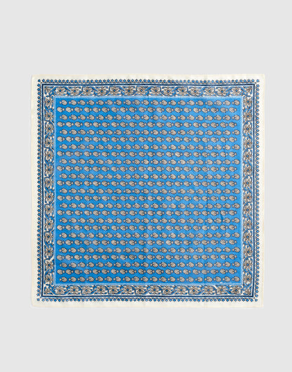 Madewell Organic Cotton Bandana Blockprintbandana Retroblue
