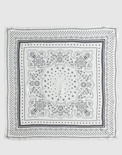 Madewell Medium Silk Bandana White