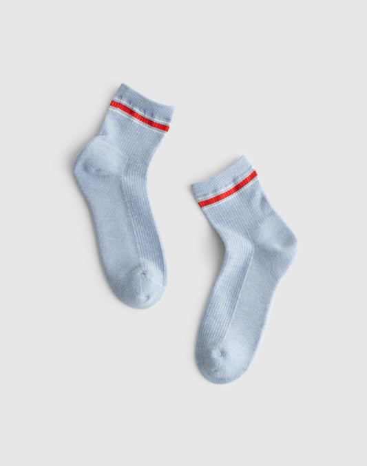 Madewell MWL Cloudlift Lite Ankle Socks Tranquil Blue