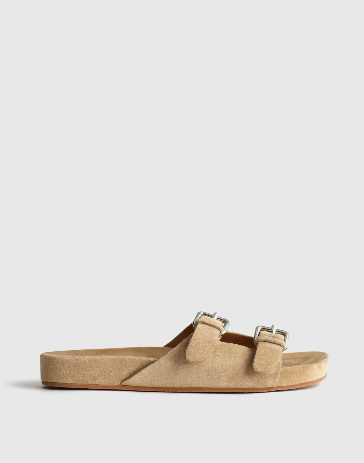 Madewell The Cambrea Double-Strap Sandal Field Khaki