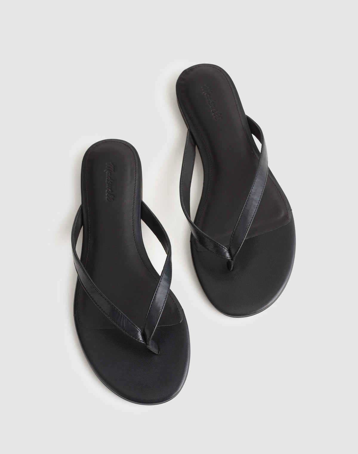 Madewell The Iggy Thong Sandal True Black