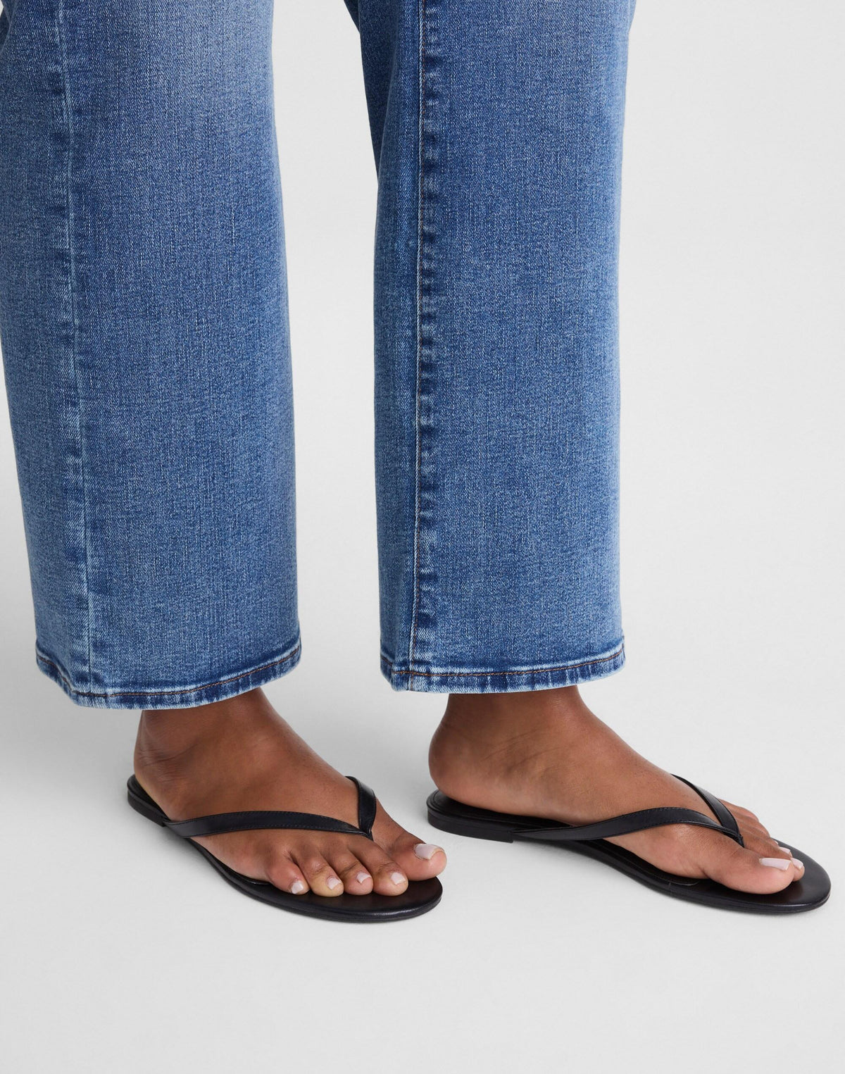 Madewell The Iggy Thong Sandal True Black