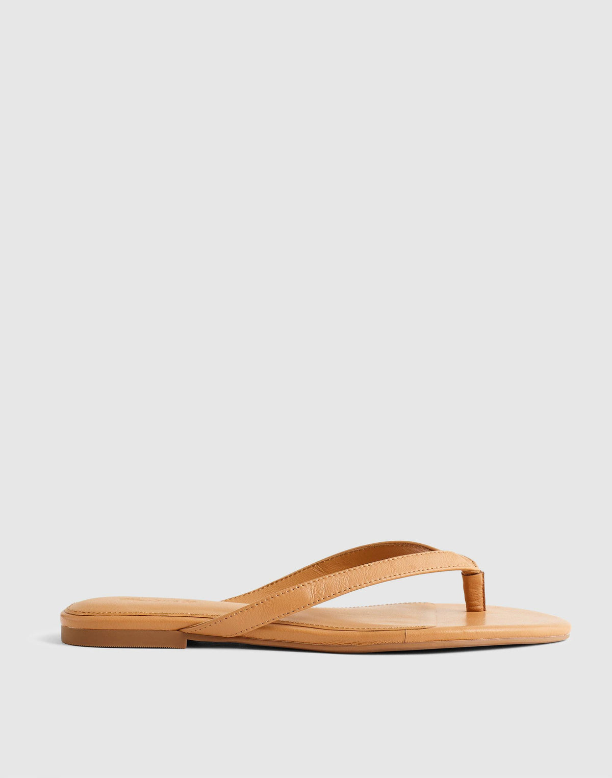 Madewell The Iggy Thong Sandal Golden Tan