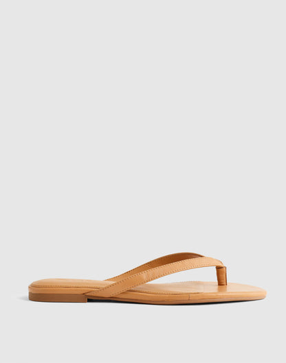 Madewell The Iggy Thong Sandal Golden Tan