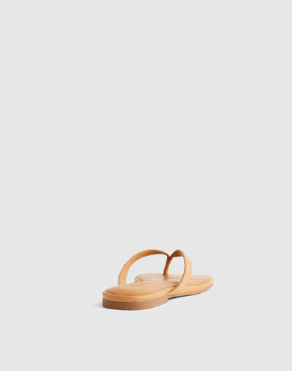 Madewell The Iggy Thong Sandal Golden Tan