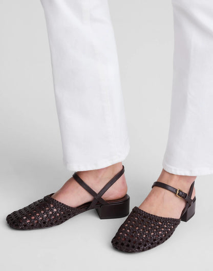 Madewell The Lola Ankle-Strap Heeled Sandal Coffee Bean