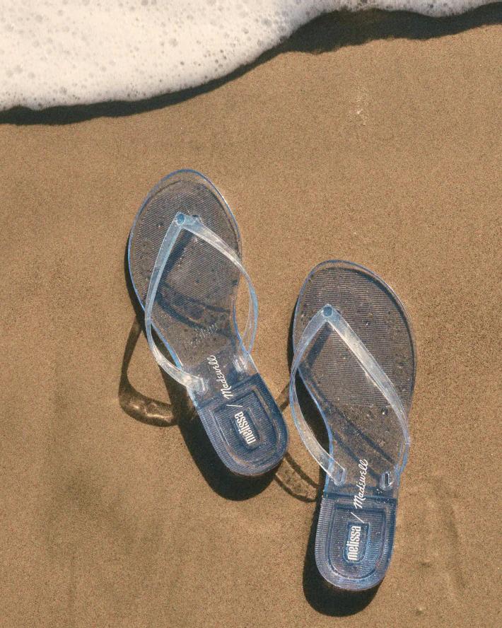 Madewell Madewell x Melissa Jelly Thong Sandal Blueberry
