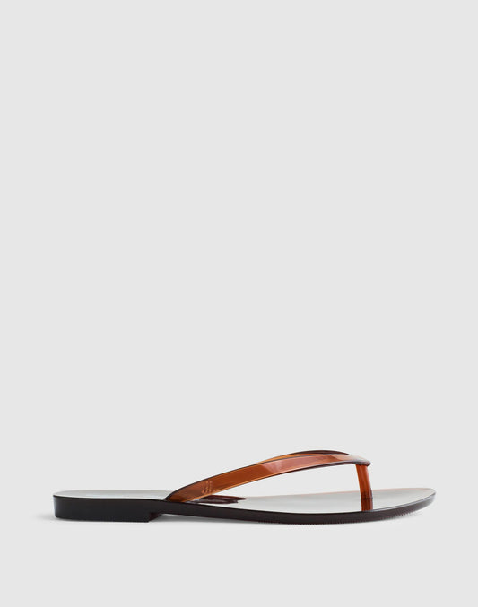 Madewell Madewell x Melissa Jelly Thong Sandal Chocolate