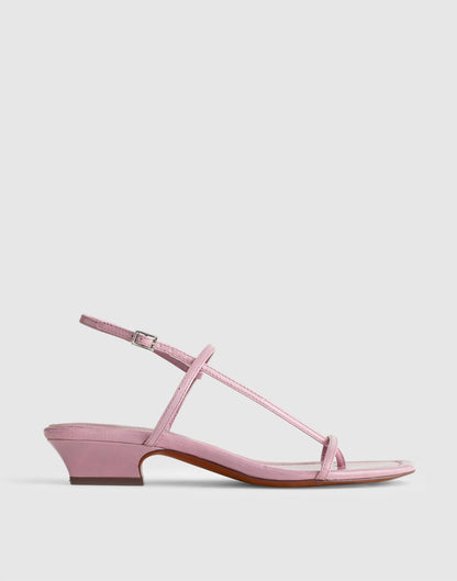 Madewell The Maycie Asymmetric T-Strap Sandal Provence Grape