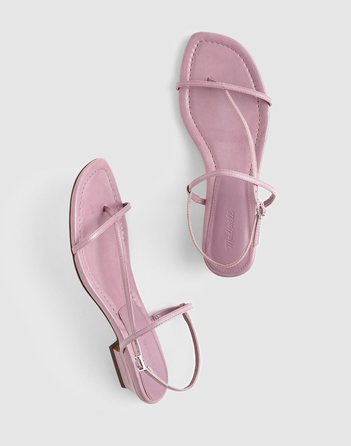 Madewell The Maycie Asymmetric T-Strap Sandal Provence Grape