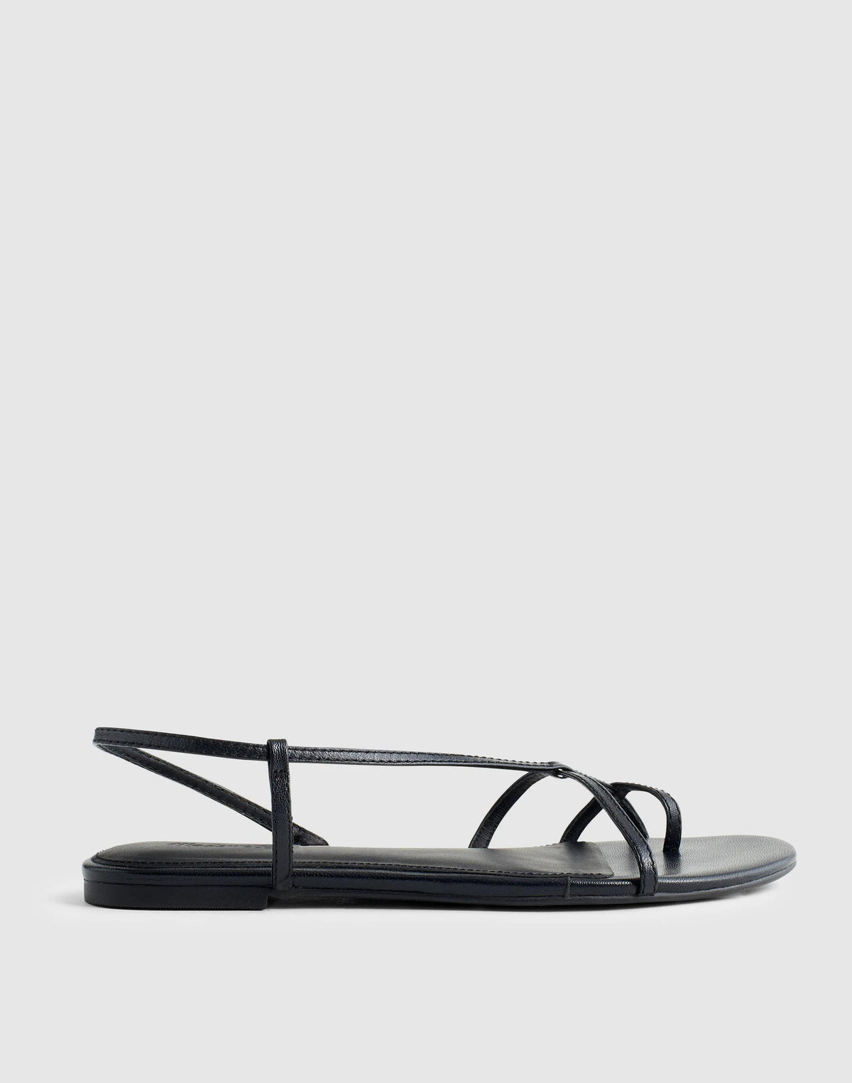 Madewell The Iggy Strappy Sandal True Black