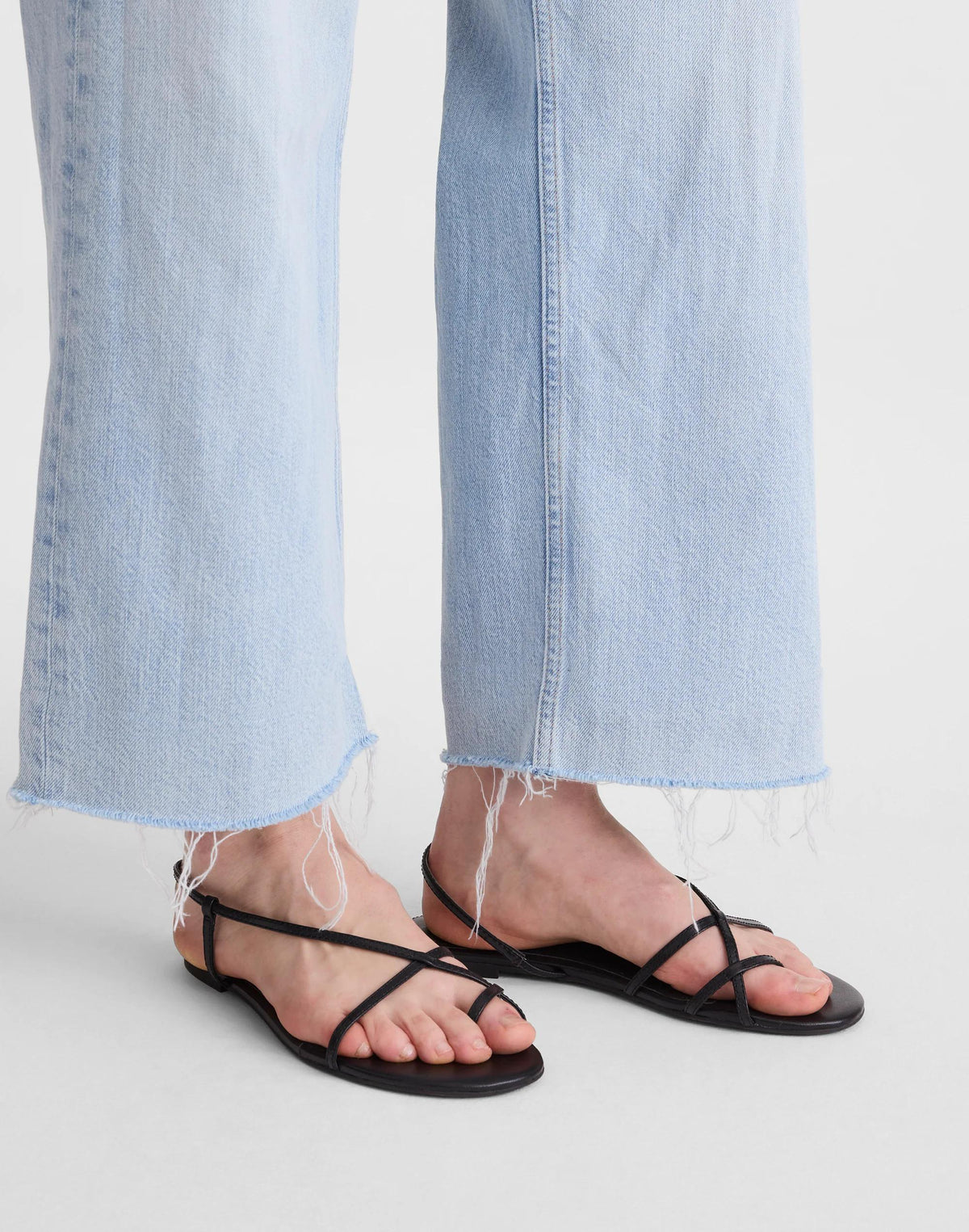 Madewell The Iggy Strappy Sandal True Black