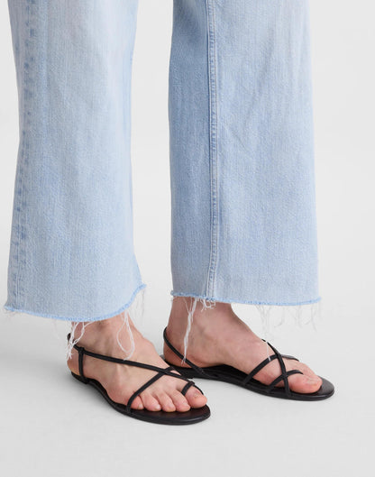 Madewell The Iggy Strappy Sandal True Black
