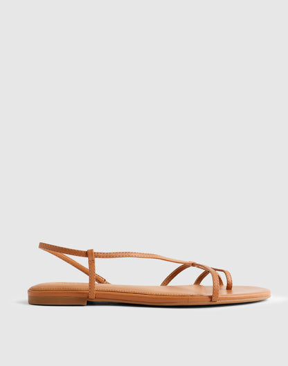 Madewell The Iggy Strappy Sandal Toasted Coconut