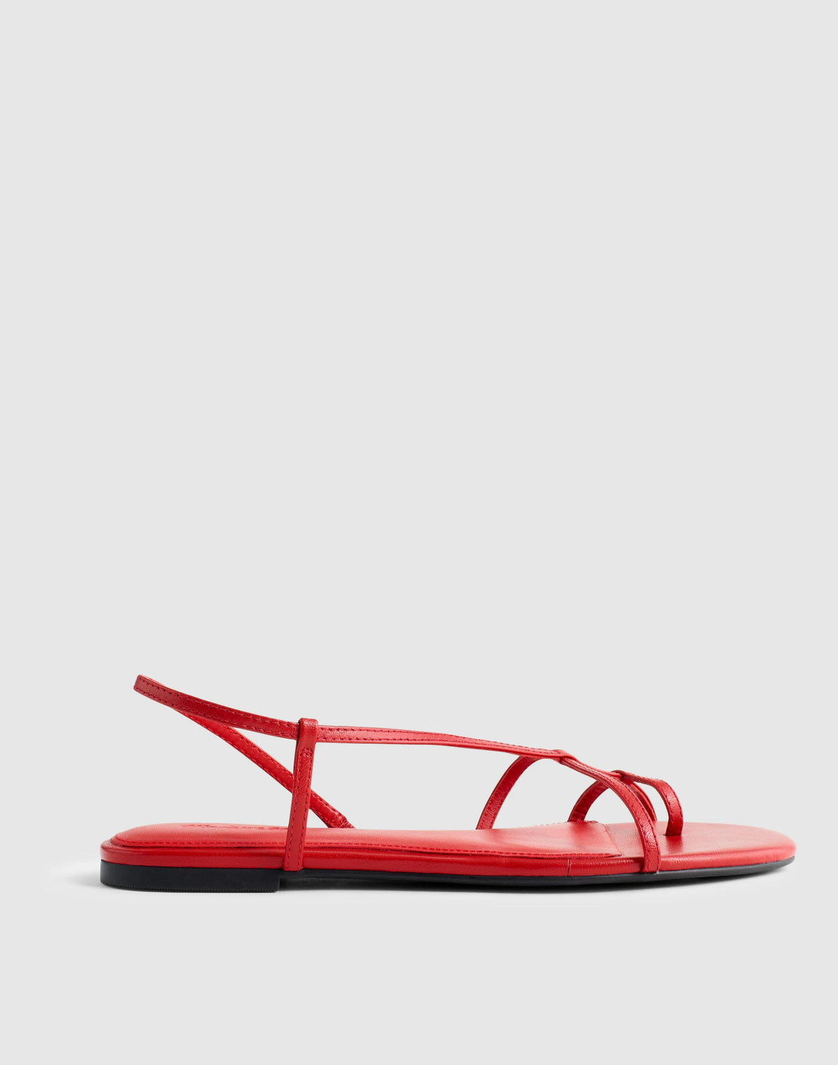 Madewell The Iggy Strappy Sandal Festival Red