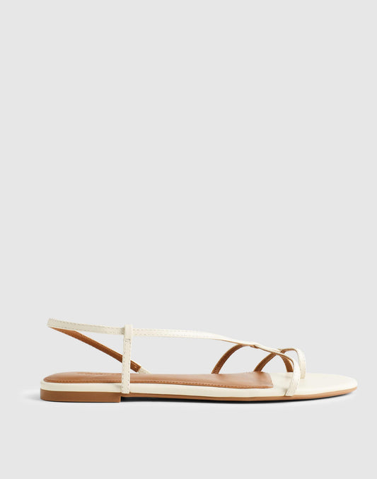 Madewell The Iggy Strappy Sandal Vintage Muslin