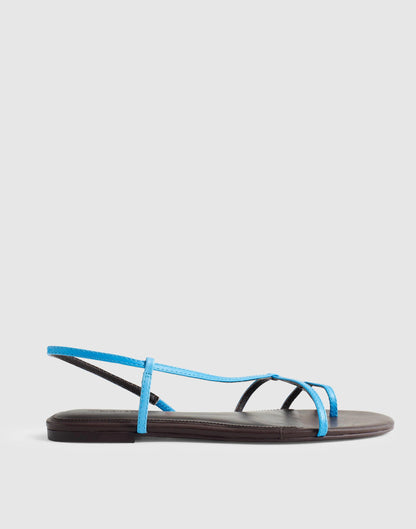 Madewell The Iggy Strappy Sandal Tropical Blue