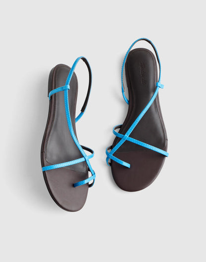 Madewell The Iggy Strappy Sandal Tropical Blue