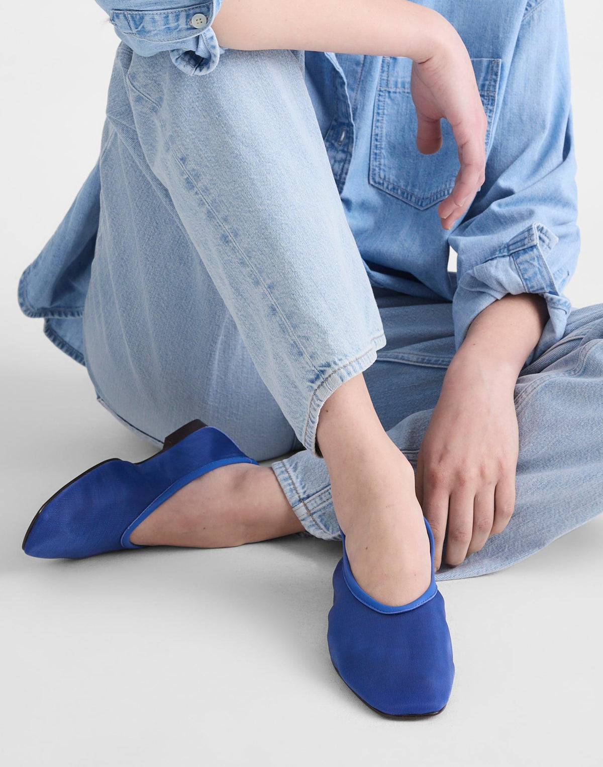Madewell The Mylie Ballet Flat Retro Blue
