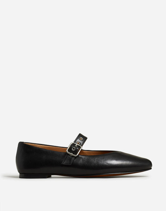 Madewell The Remy Mary Jane Flat True Black