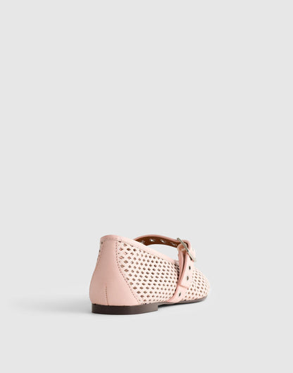 Madewell The Remy Mary Jane Flat Minimal Pink