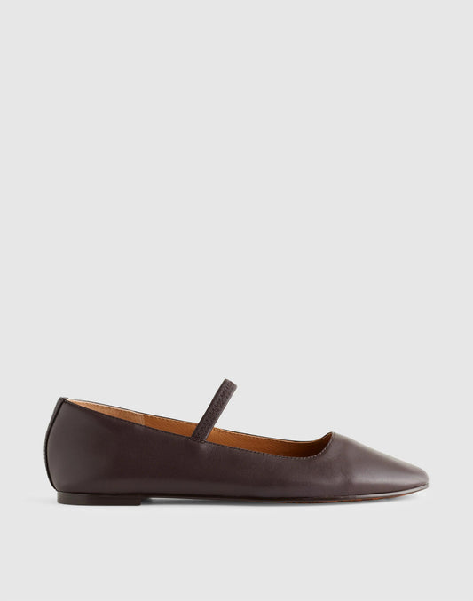 Madewell The Greta Ballet Flat Coffee Bean