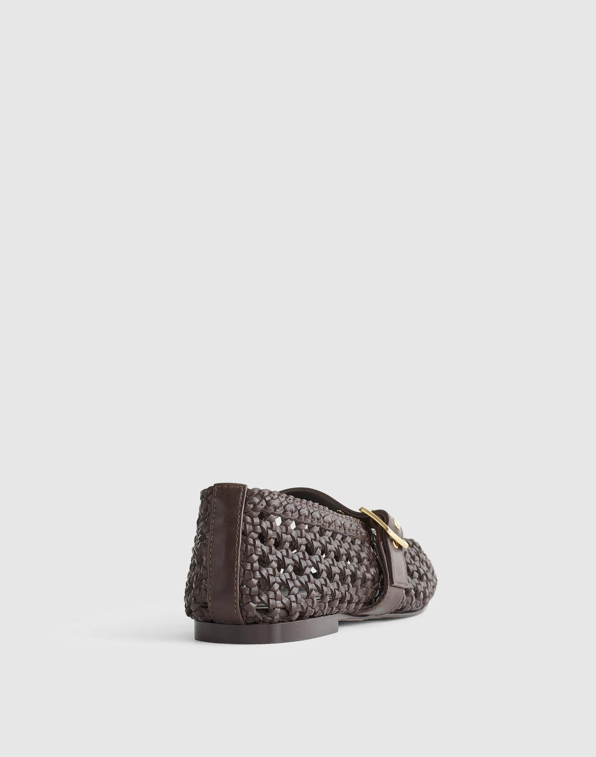 Madewell The Remy Mary Jane Flat Dark Carob