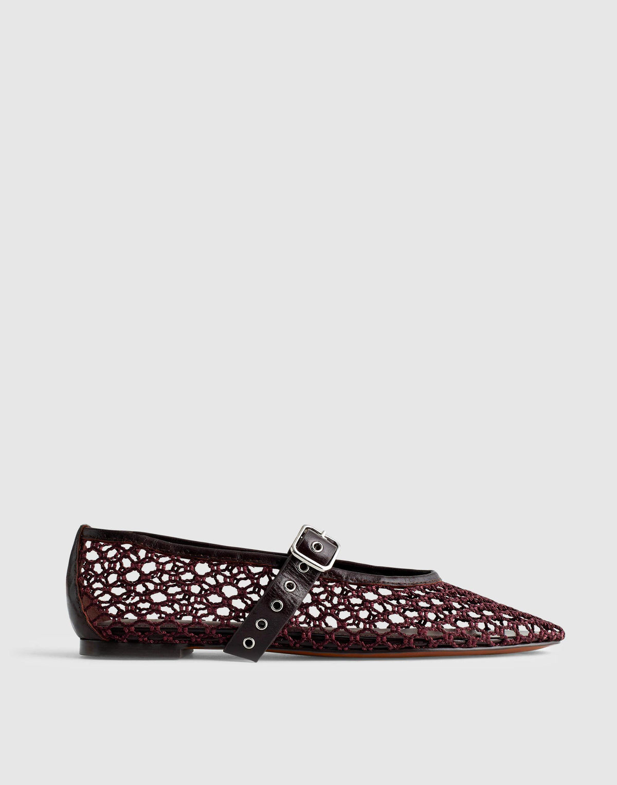 Madewell The Remy Mary Jane Flat Espresso Bean