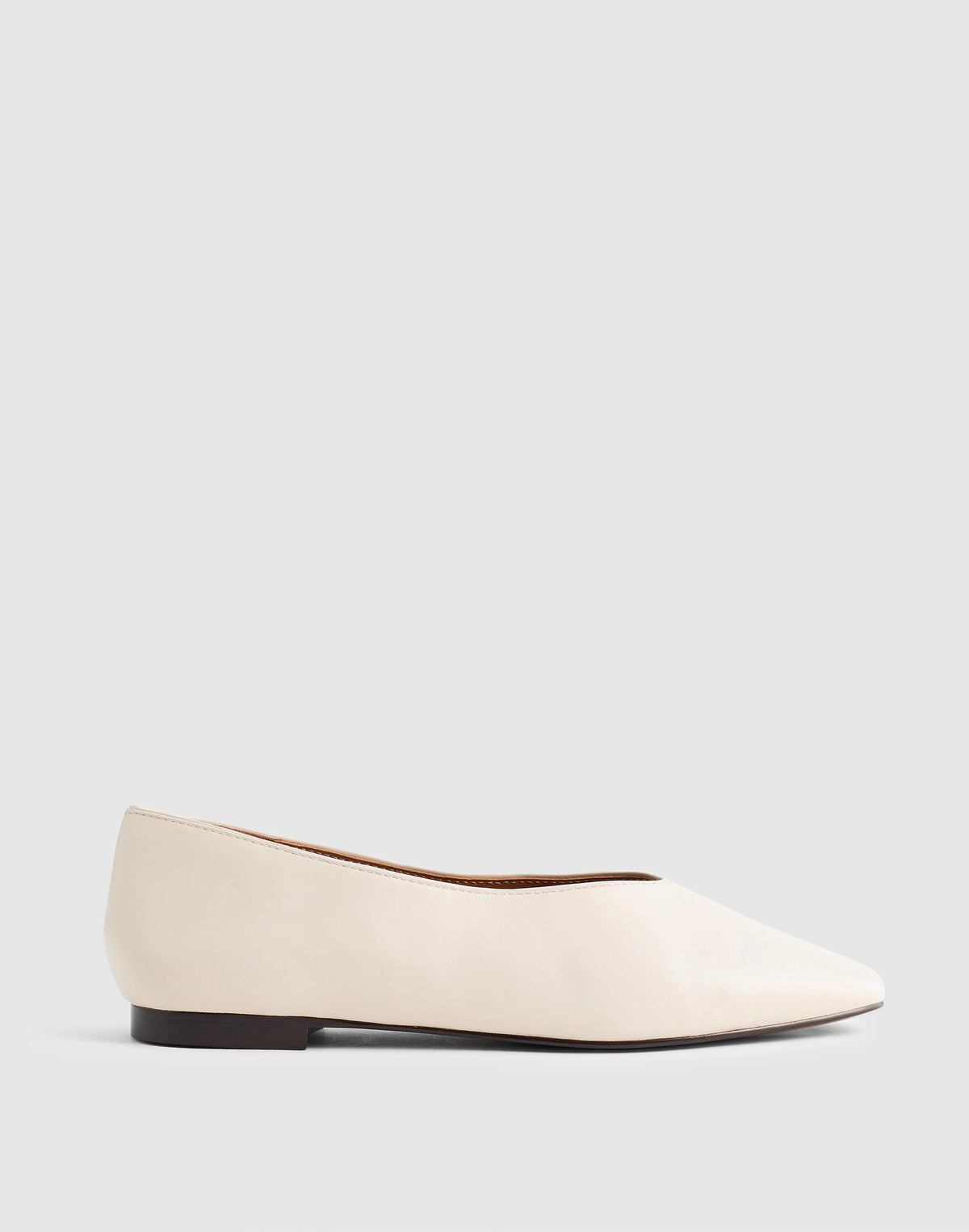 Madewell The Mylie Ballet Flat Pebble Stone