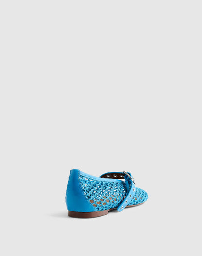 Madewell The Remy Mary Jane Flat Tropical Blue