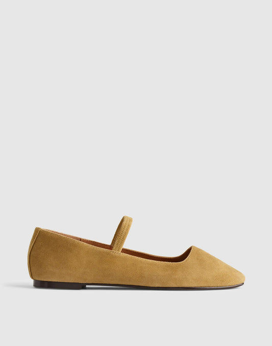Madewell The Greta Ballet Flat Olive Surplus