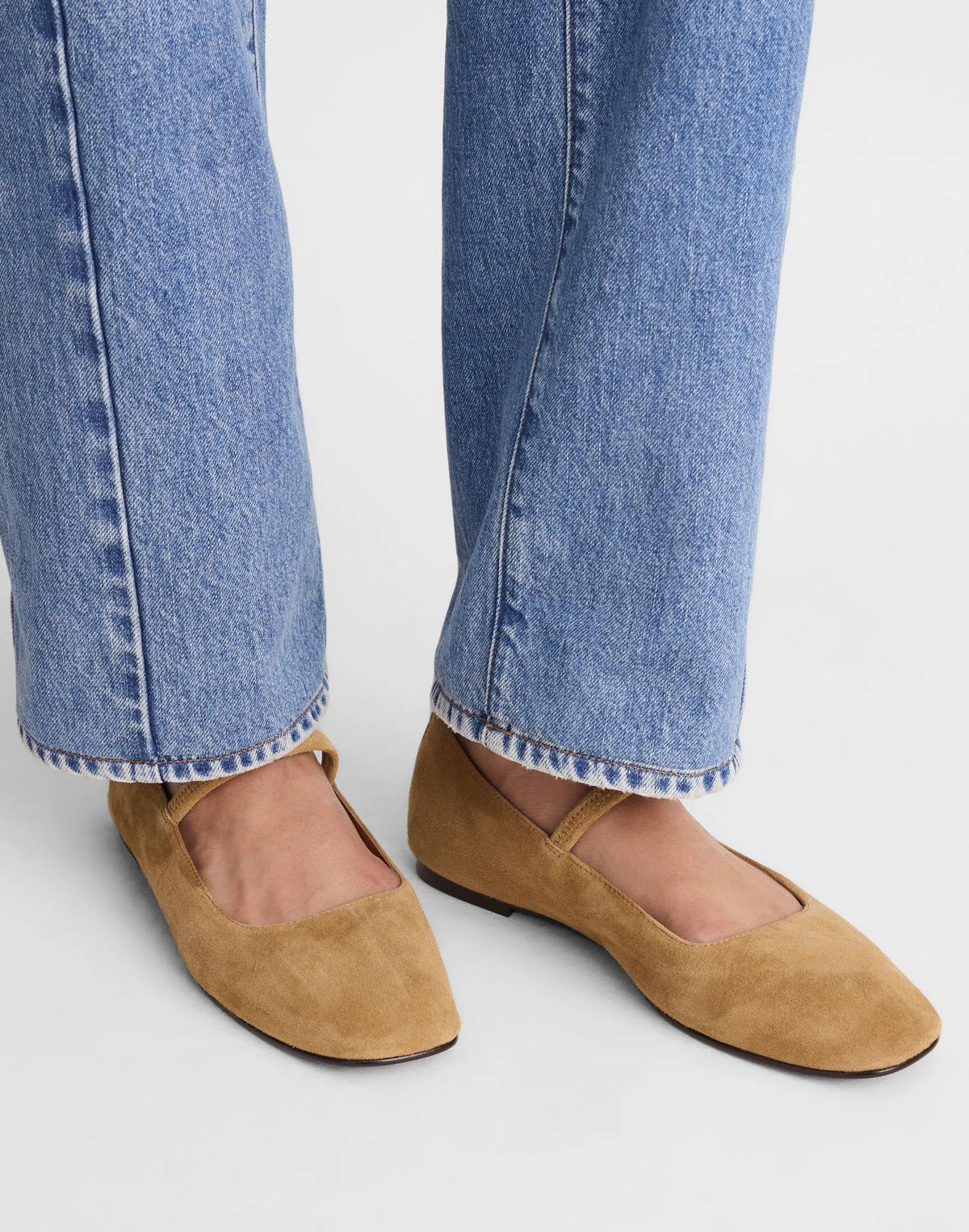 Madewell The Greta Ballet Flat Olive Surplus