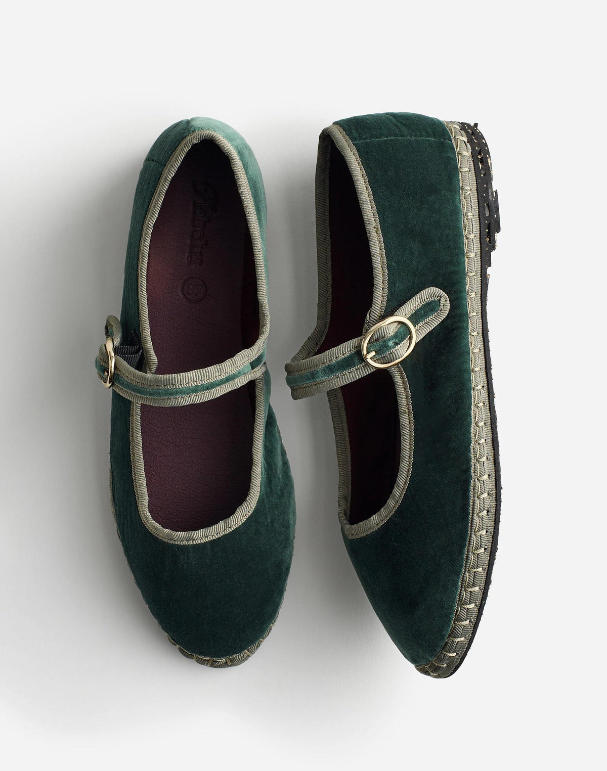 Madewell Flabelus Jay Mary Janes Green Multi