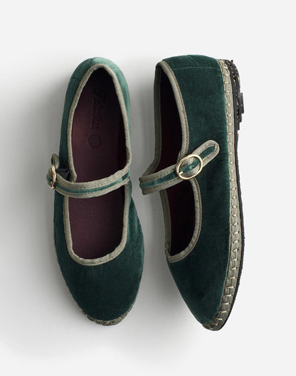 Madewell Flabelus Jay Mary Janes Green Multi