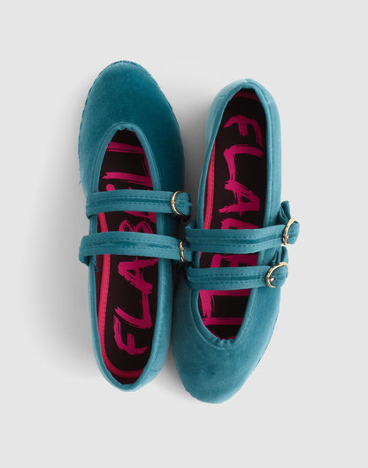 Madewell Flabelus Lady Claire Mary Janes Green