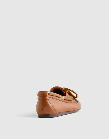 Madewell The Jamie Boat Shoe Darest Brown