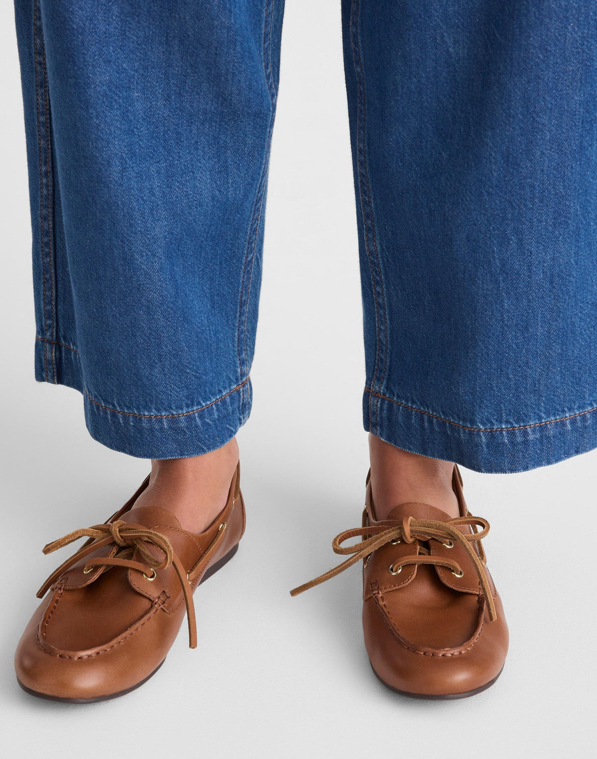 Madewell The Jamie Boat Shoe Darest Brown
