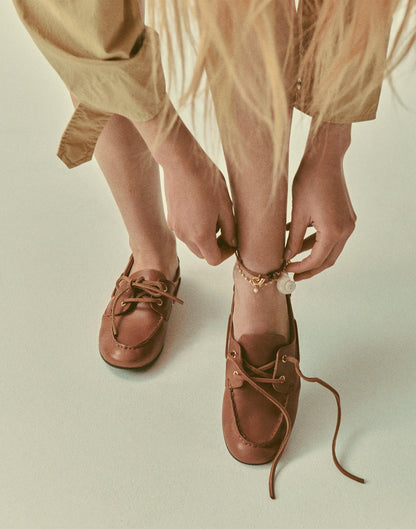 Madewell The Jamie Boat Shoe Darest Brown