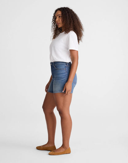 Madewell The Curvy Perfect Vintage Mid-Length Jean Short Irmo Wash