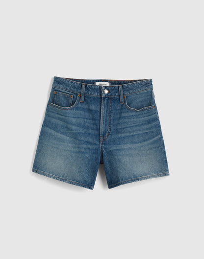 Madewell The Curvy Perfect Vintage Mid-Length Jean Short Irmo Wash