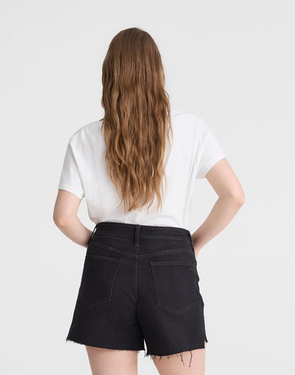 Madewell The Curvy Perfect Vintage Mid-Length Jean Short Catalani Wash