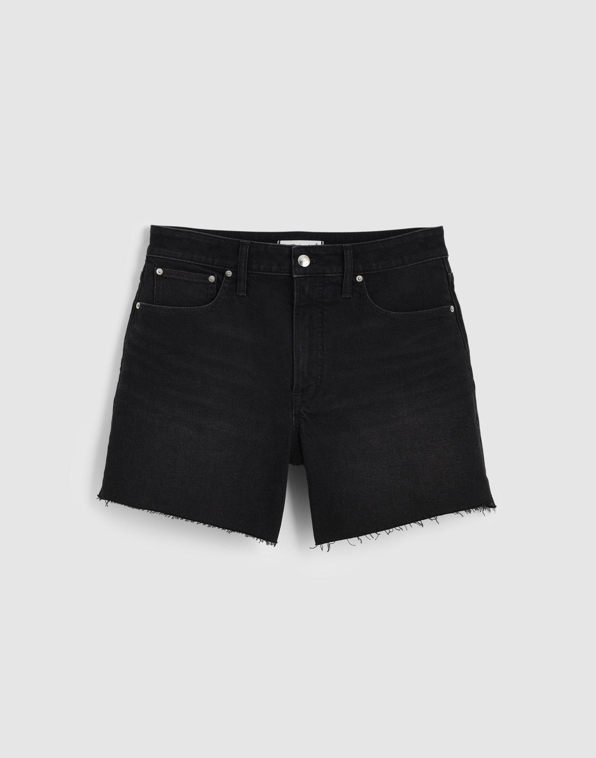 Madewell The Curvy Perfect Vintage Mid-Length Jean Short Catalani Wash