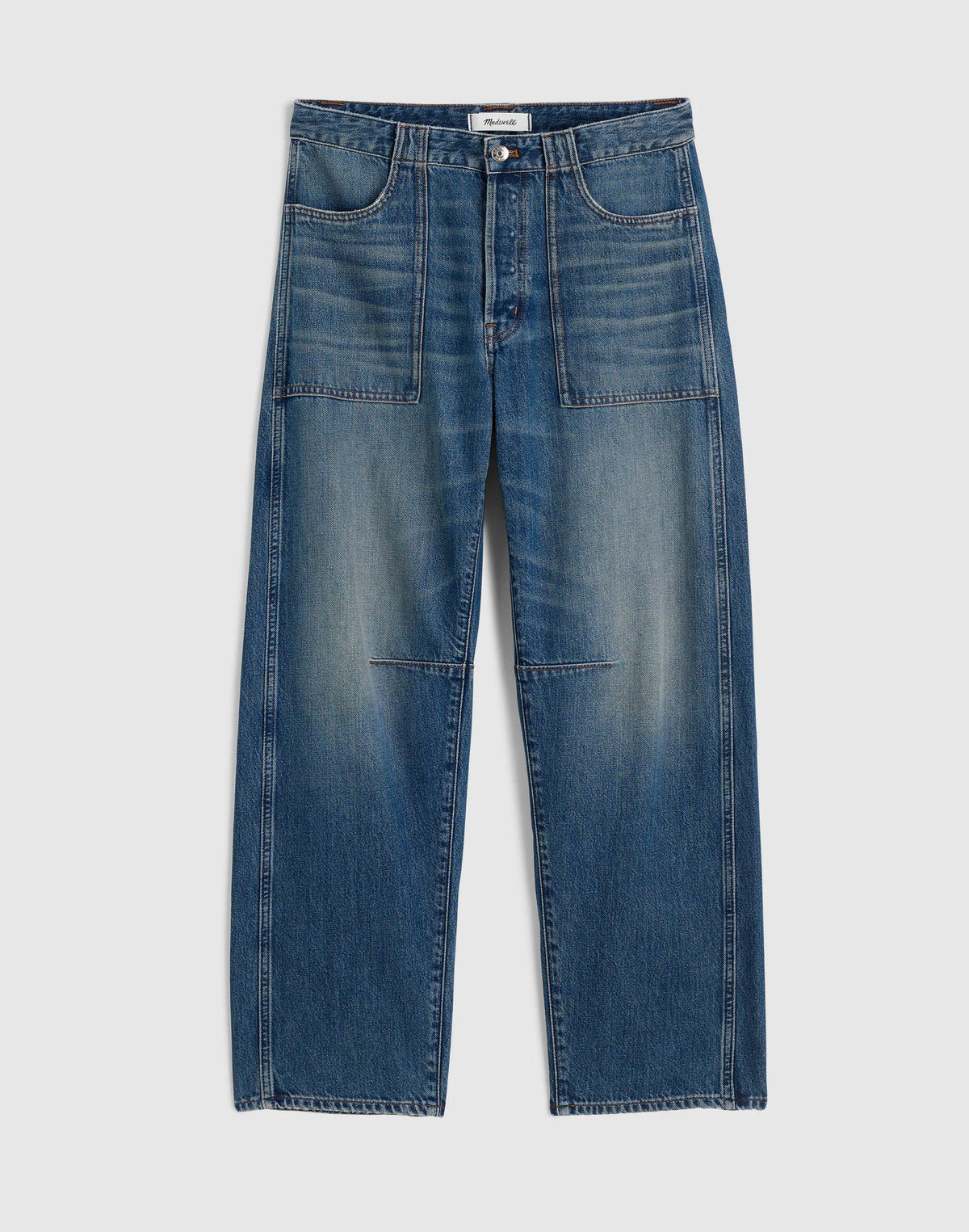 Madewell The Curvy Darted Barrel-Leg Jean Irmo Wash