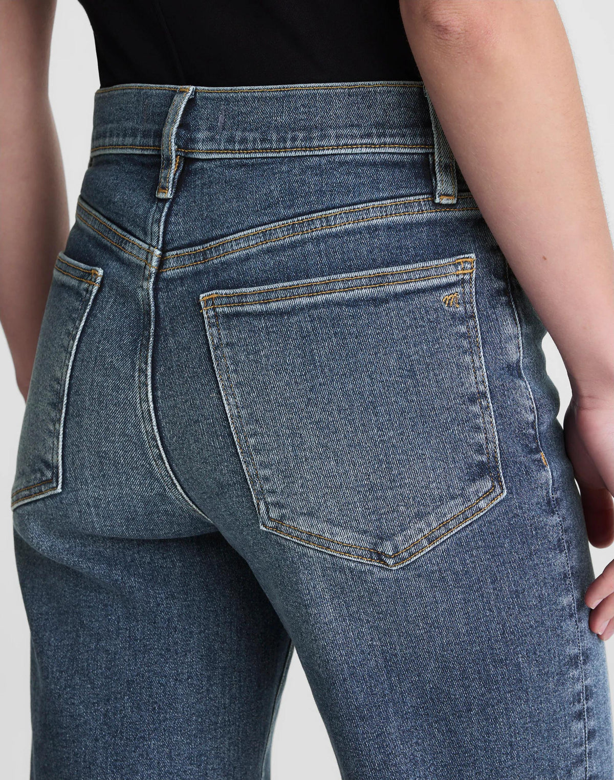 Madewell Short Circular Wide-Leg Jean Soft Indigo Wash
