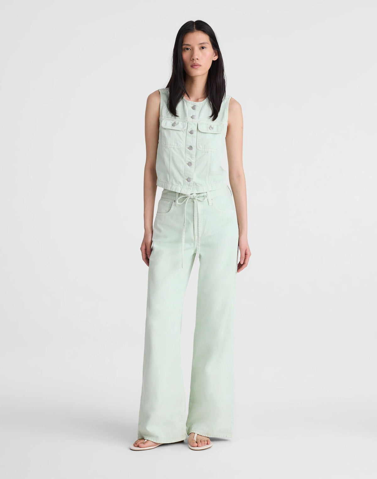 Madewell Madewell x Shopbop Ultimate Wide-Leg Jean in Airy Denim Storied Sea